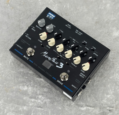 EBS MicroBass 3 2-channel Preamp Pedal