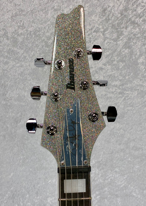 Ibanez PS60 Paul Stanley Signature ICEMAN guitar Silver Sparkle