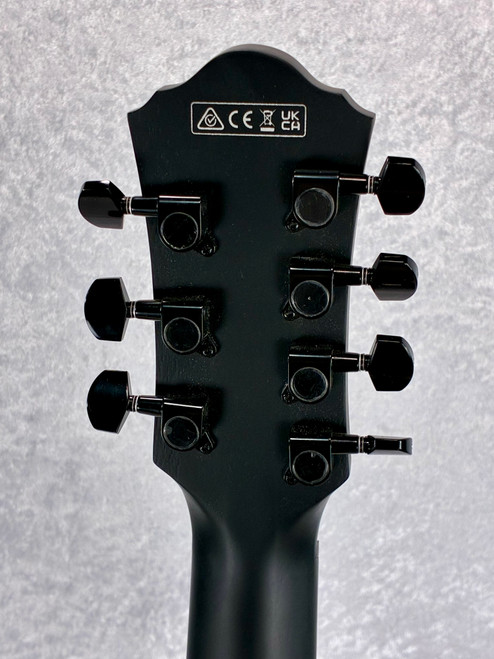 Ibanez AEG721 7-string Cutaway Acoustic-Electric Guitar / Black Out
