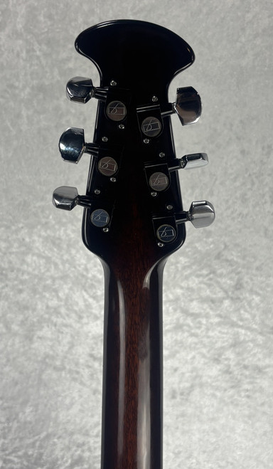USA Ovation Model 1661 acoustic-electric guitar in sunburst finish with hardshell case