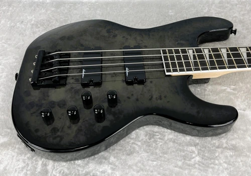 JACKSON JS3P CONCERT ELECTRIC BASS IV | BLACK BURST BURL