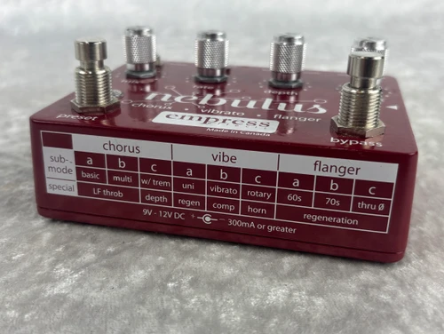 Empress Nebulus Chorus Vibrato Flanger pedal