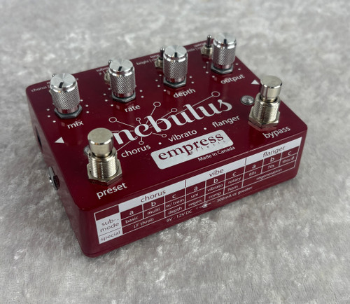 Empress Nebulus Chorus Vibrato Flanger pedal