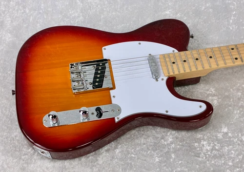 AMATI CLASSIC TELE TYPE GUITAR IN CHERRY SUNBURST | ACCESSORIES INCLUDED