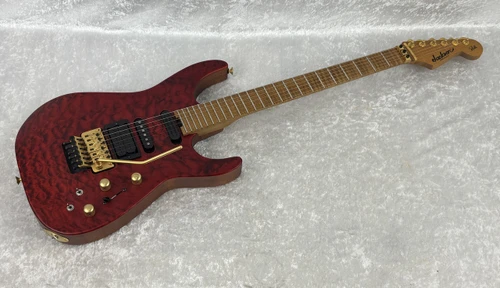 2019 USA Jackson PC1 Phil Collen Signature Electric Guitar in Satin Trans Red finish