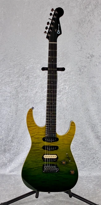 CHARVEL PRO-MOD PLUS DK24 DINKY 2 PT TREM EBONY FRETBOARD /  ZOMBIE FADE