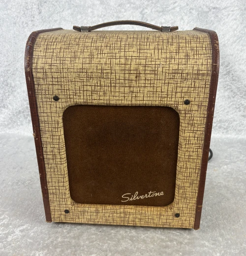 Vintage 1950's Silvertone 1340 tube combo amp