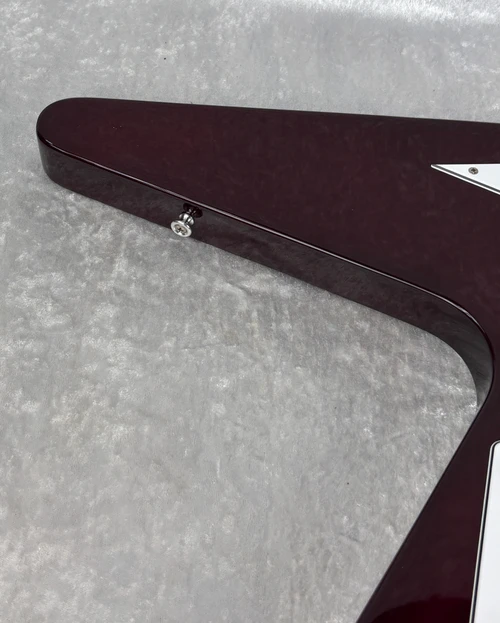 Edwards E-FV-120D Flying V guitar in cherry red finish
