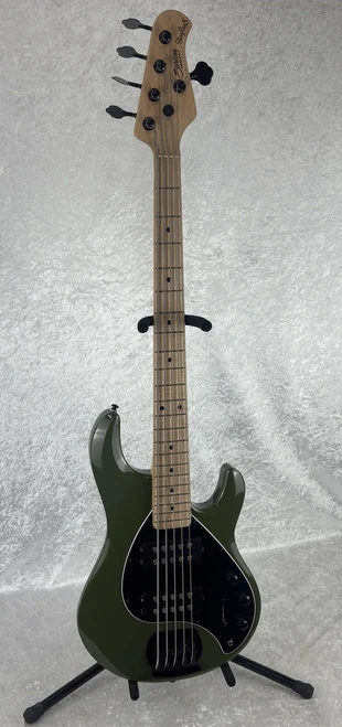 Sterling By Music Man SUB Series HH StingRay 5 Ray5 bass in olive