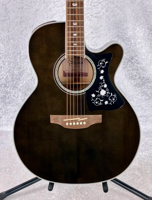 TAKAMINE GN75CE SOLID TOP ACOUSTIC / ELECTRIC NEX CUTAWAY IN TRANS BLACK