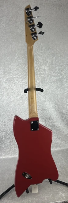 New! Sioux Guitars Lewis Bass in red finish