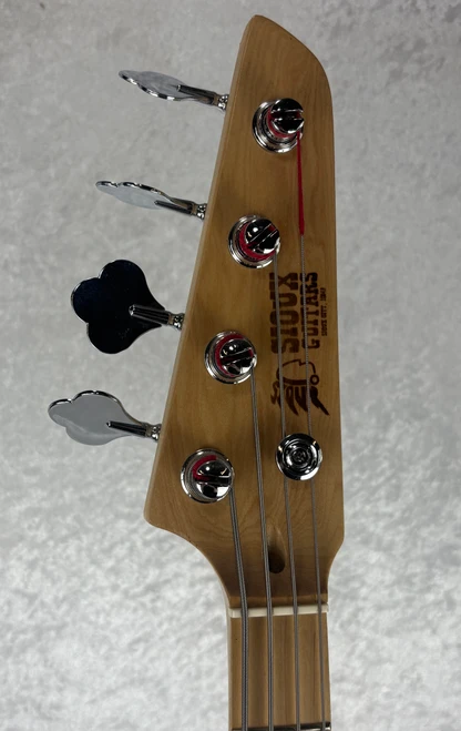 New! Sioux Guitars Lewis Bass in red finish