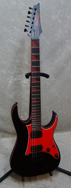 Ibanez Gio GRG131DX RG SERIES Electric Guitar Black Flat Red