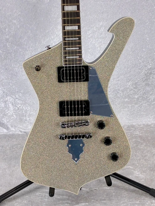 Ibanez PS60 Paul Stanley Signature ICEMAN  Silver Sparkle