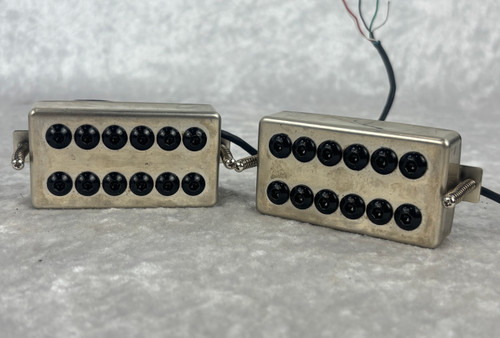 Seymour Duncan Invader SH-8 bridge and neck humbucker set nickel cover