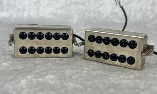 Seymour Duncan Invader SH-8 bridge and neck humbucker set nickel cover