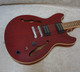 Ibanez AS53 semi hollow electric guitar in transparent red
