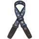 LOCK-IT 2" GUITAR STRAP RETRO VINTAGE SERIES - BLUE CHILL