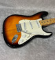 Unbranded Strat-style partscaster electric guitar in sunburst