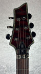 Schecter Hellraiser FR electric guitar in transparent red