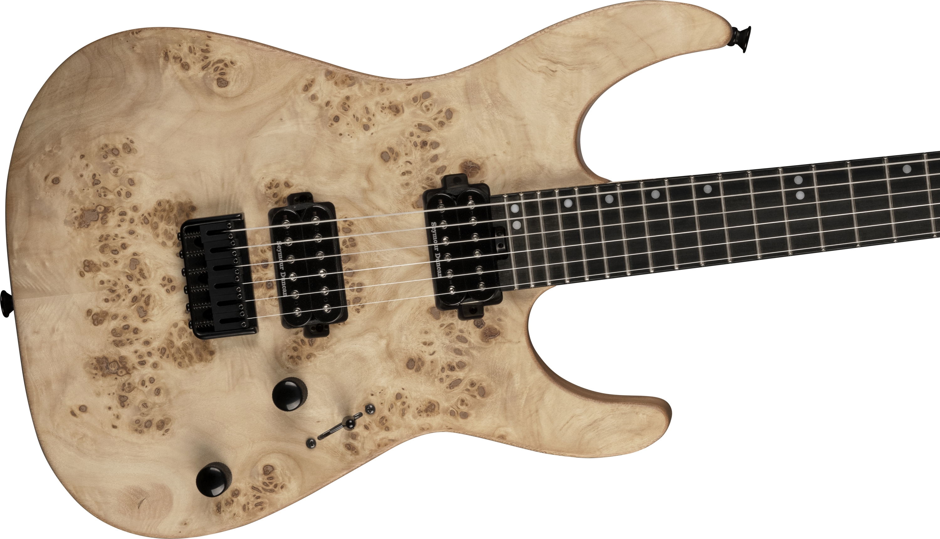 NEW! Charvel Pro-Mod DK24 HH HT E Mahogany guitar Poplar Burl pre