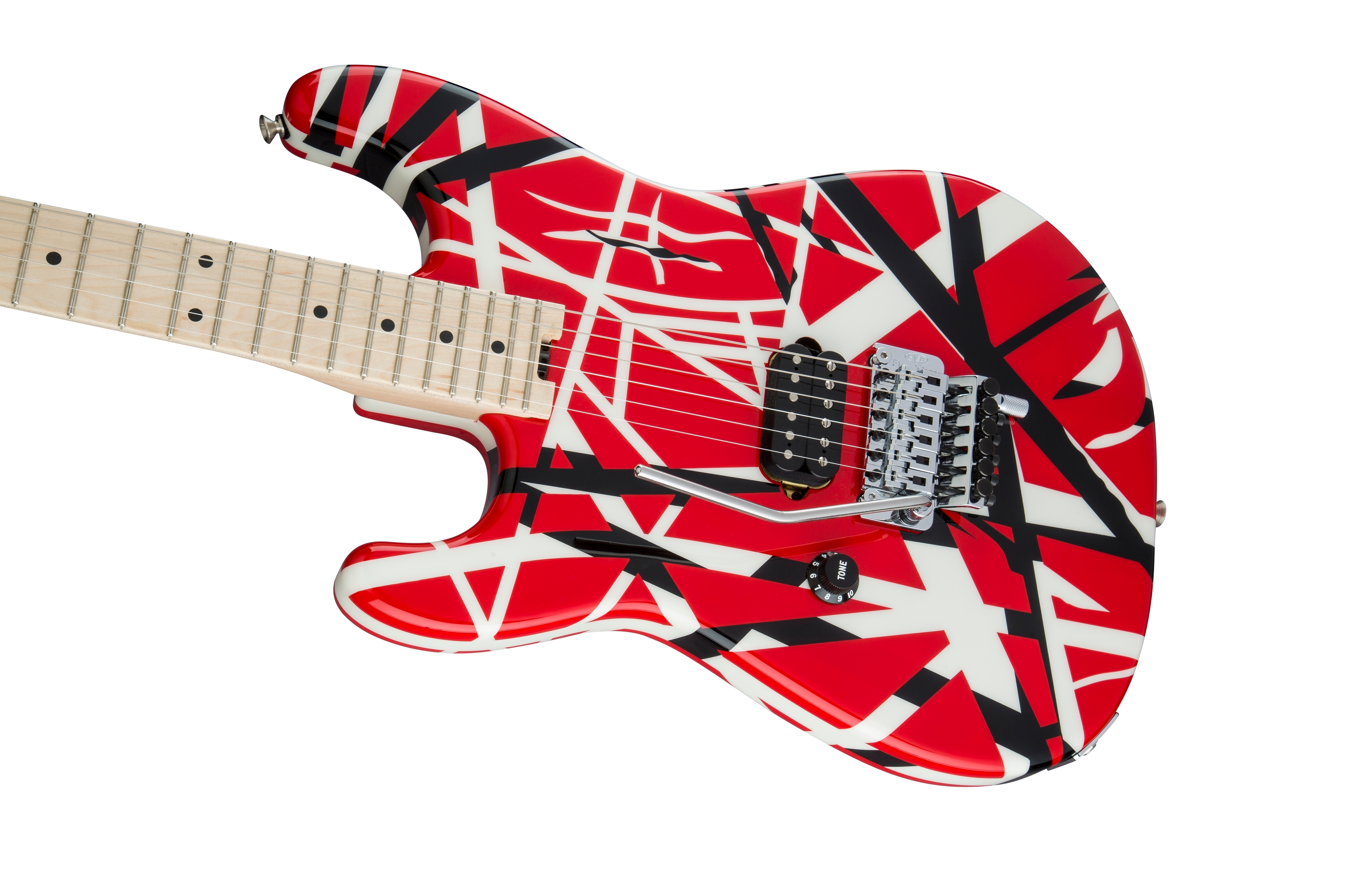 Pre-order! EVH Striped Series left handed electric guitar Red