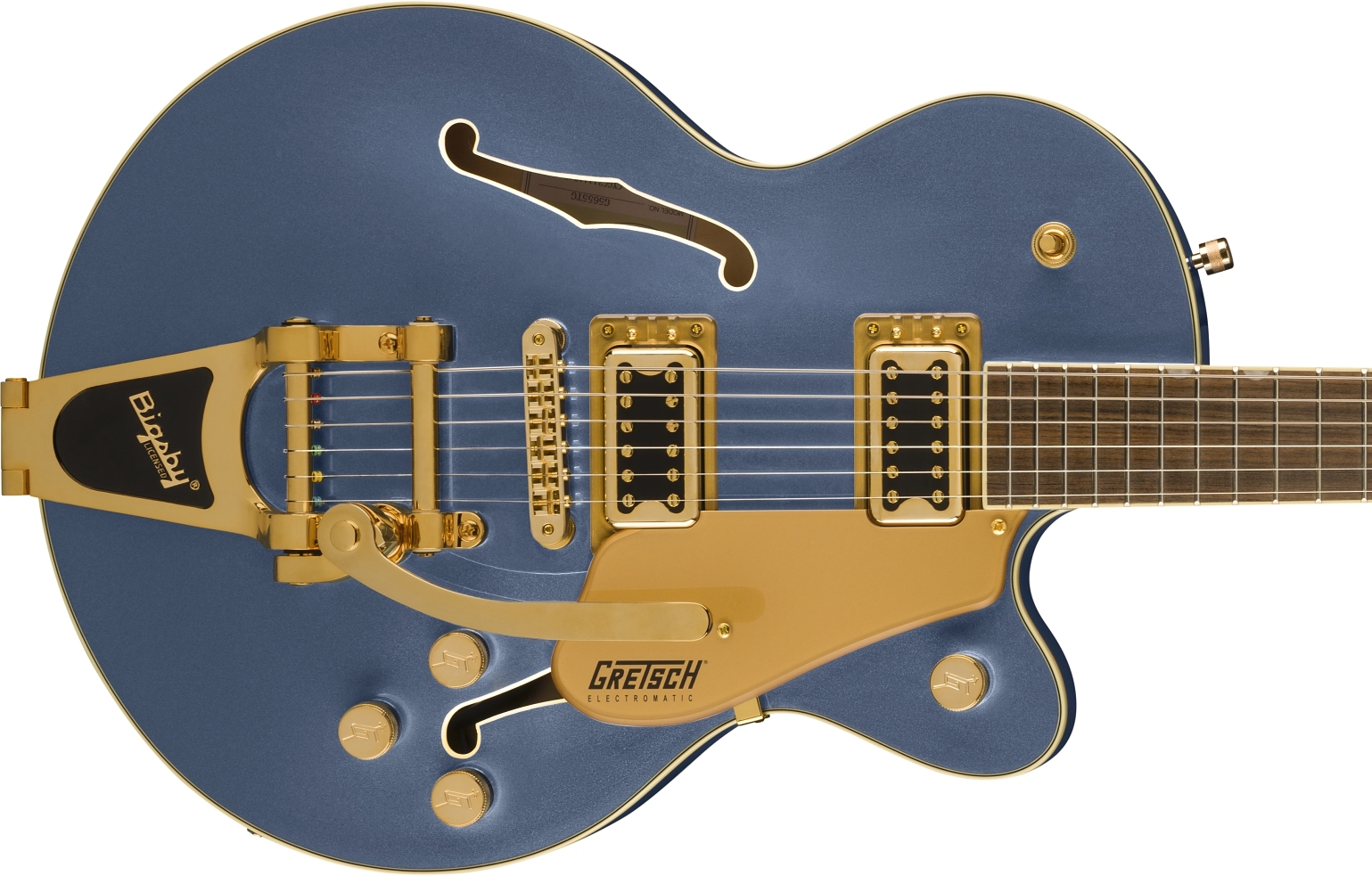 Gretsch G5655TG Electromatic Center Block Jr. Single-Cut Guitar, Cerulean Smoke
