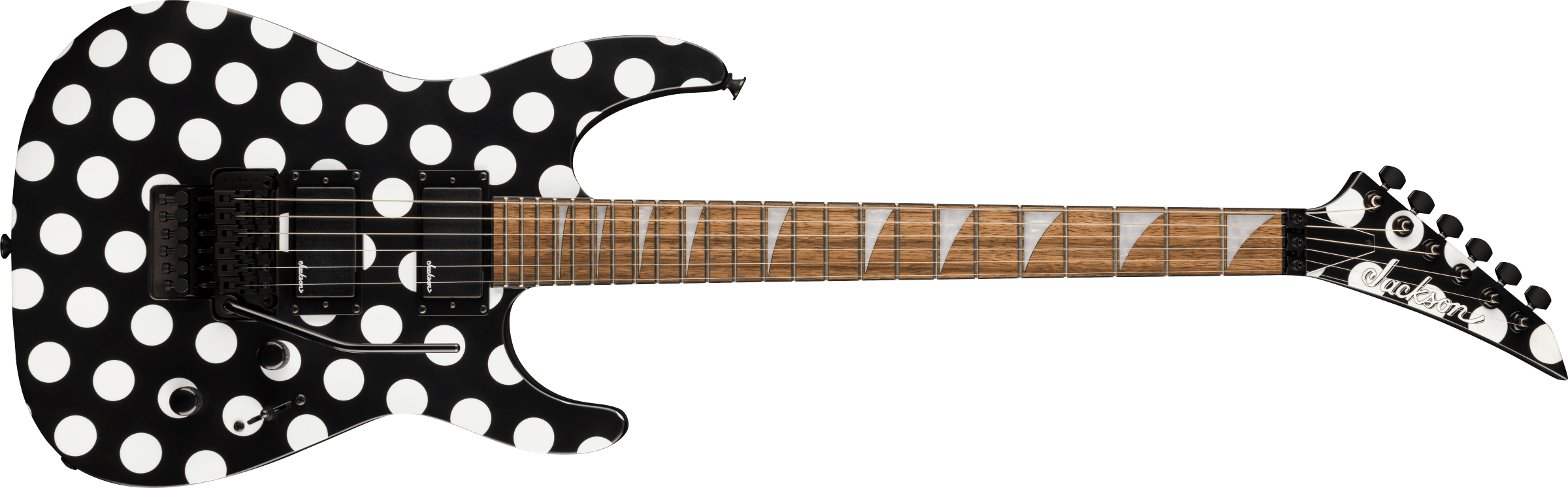 Pre-Order! 2024 Jackson X Series SLX DX Soloist Guitar in Polka Dot