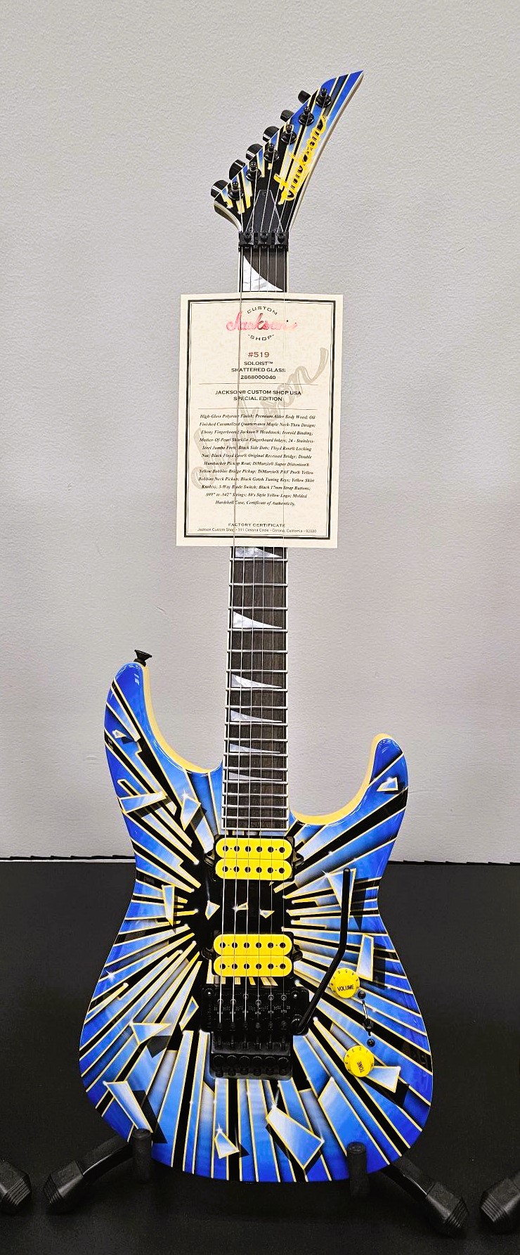【EEUN】23SS★ [MADE] Daybreak t USA JACKSON CUSTOM SHOP / SPECIAL EDITION SOLOIST