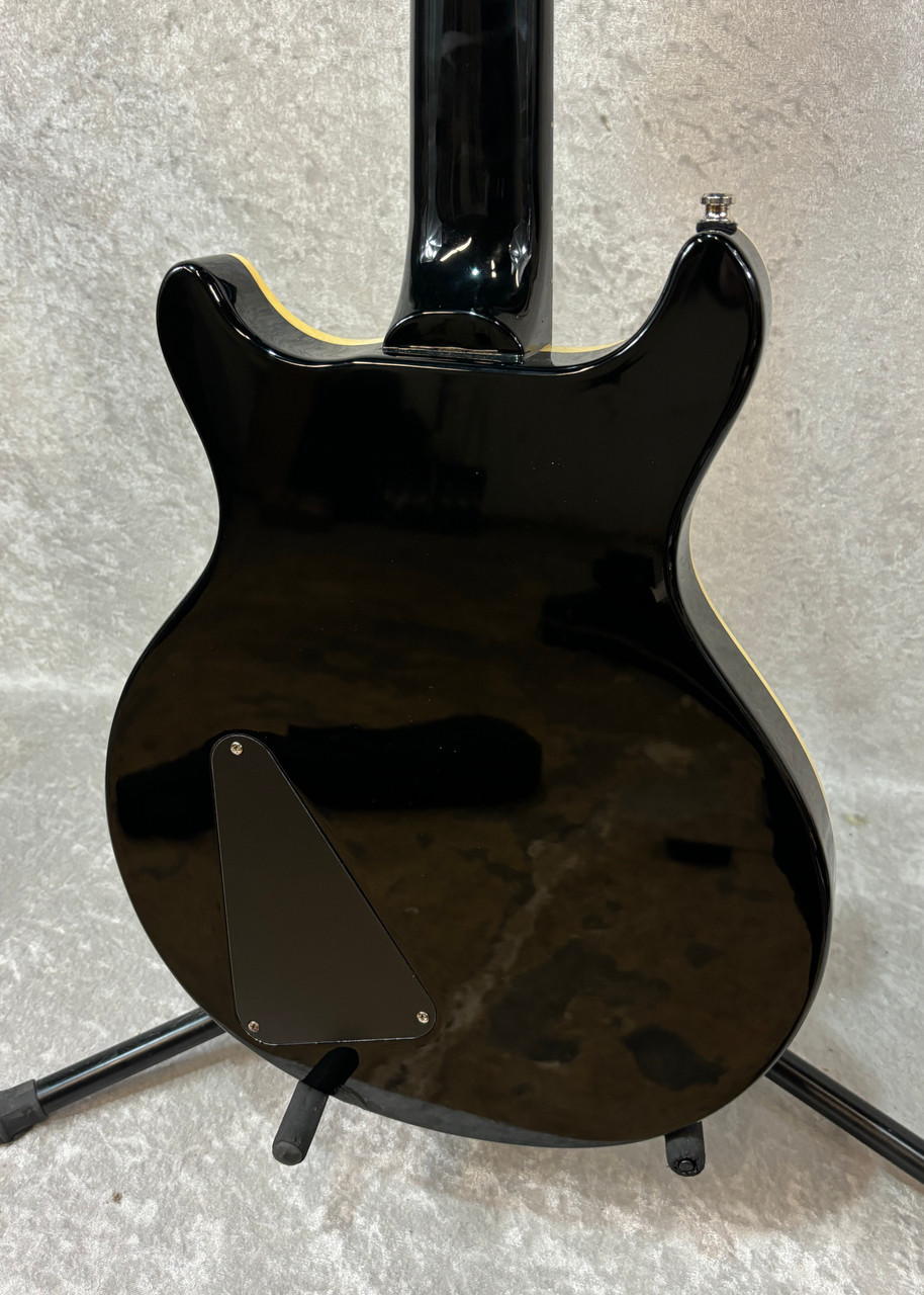 Hamer DC double cutaway electric guitar transparent black (made in
