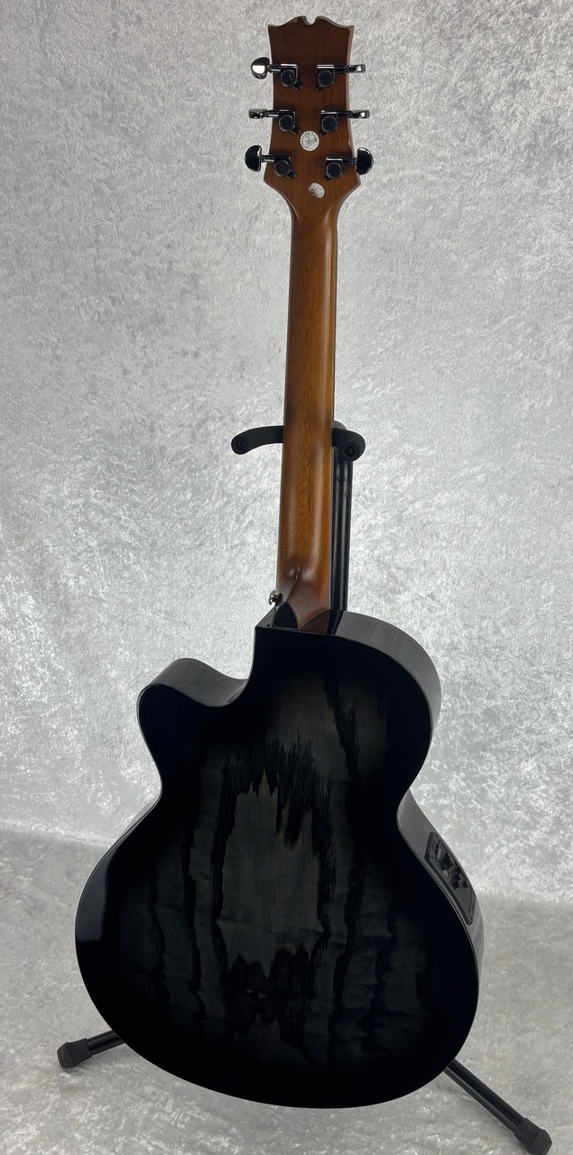 Mitchell MX430QAB Exotic Series Acoustic-Electric Guitar Midnight