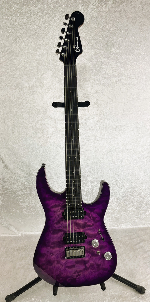 Charvel エレキギター パープル CHARVEL PRO-MOD PLUS DK24 DINKY HH HT EBONY VIOLET RADIANCE
