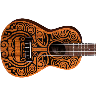Luna Uke Tribal Mahogany Soprano