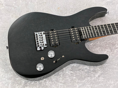 CHARVEL PRO-MOD PLUS DK24 DINKY 2 PT TREM EBONY FRETBOARD RAVEN