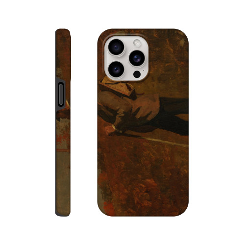 Winslow Homer's Man with a Knapsack iPhone Case v1