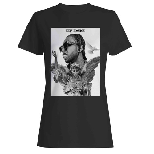 Pop Smoke And Angel Statue Woman's T-Shirt