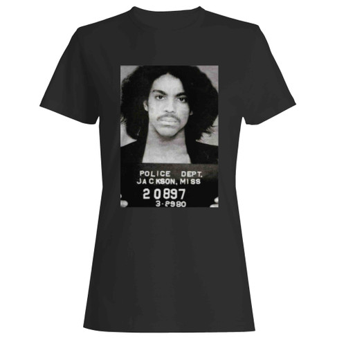 Prince Mugshot Woman's T-Shirt