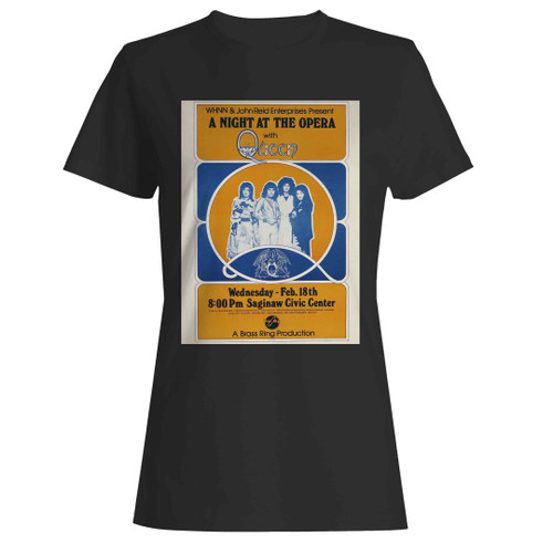 Queen A Night At The Opera Tour '76 Woman's T-Shirt