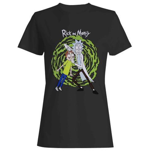 Rick And Morty Spiral Woman's T-Shirt