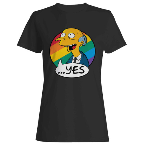 Simpson Burns Love Is Love Yes Woman's T-Shirt