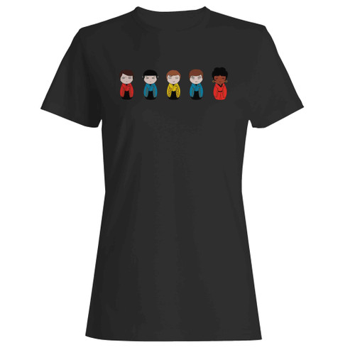 Star Trek The Original Series Japanese Kokeshi Woman's T-Shirt