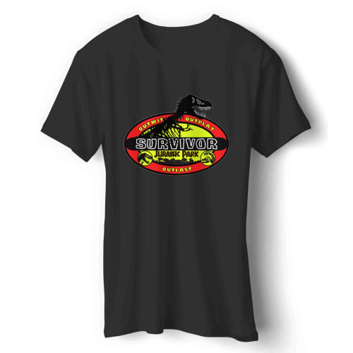 jurassic park survivor design logo Man's T-Shirt