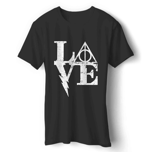 harry potter love deathly hallows Man's T-Shirt