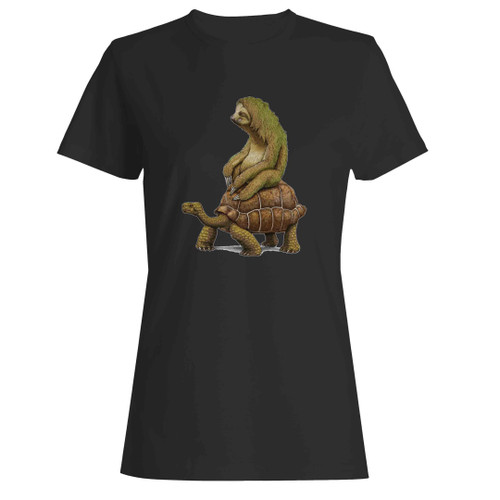 Zootopia Tortoise Sloth Funny Woman's T-Shirt