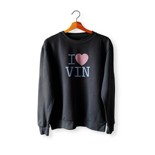 I Love Vin La Dodgers Crewneck Sweatshirt Sweater