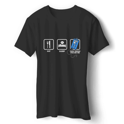 eat sleep dr who Man's T-Shirt