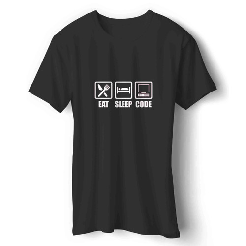 eat sleep code Man's T-Shirt