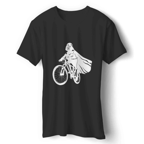 darth vader is riding a bicycle Man's T-Shirt