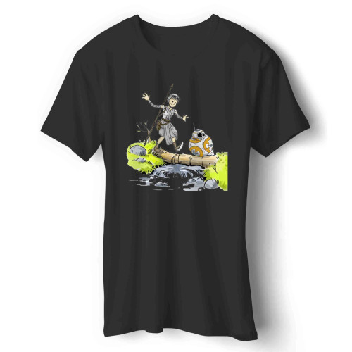 calvin and hobbest mash up character Man's T-Shirt