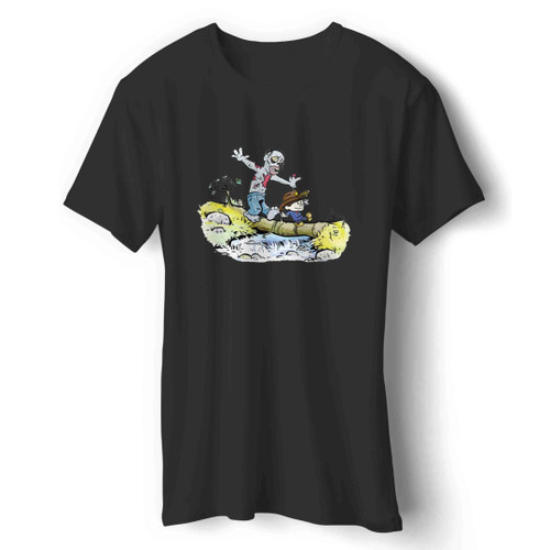 calvin and hobbes walking dead Man's T-Shirt